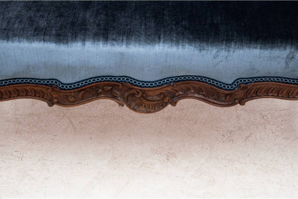 Antique sofa, France, late 19th century.
