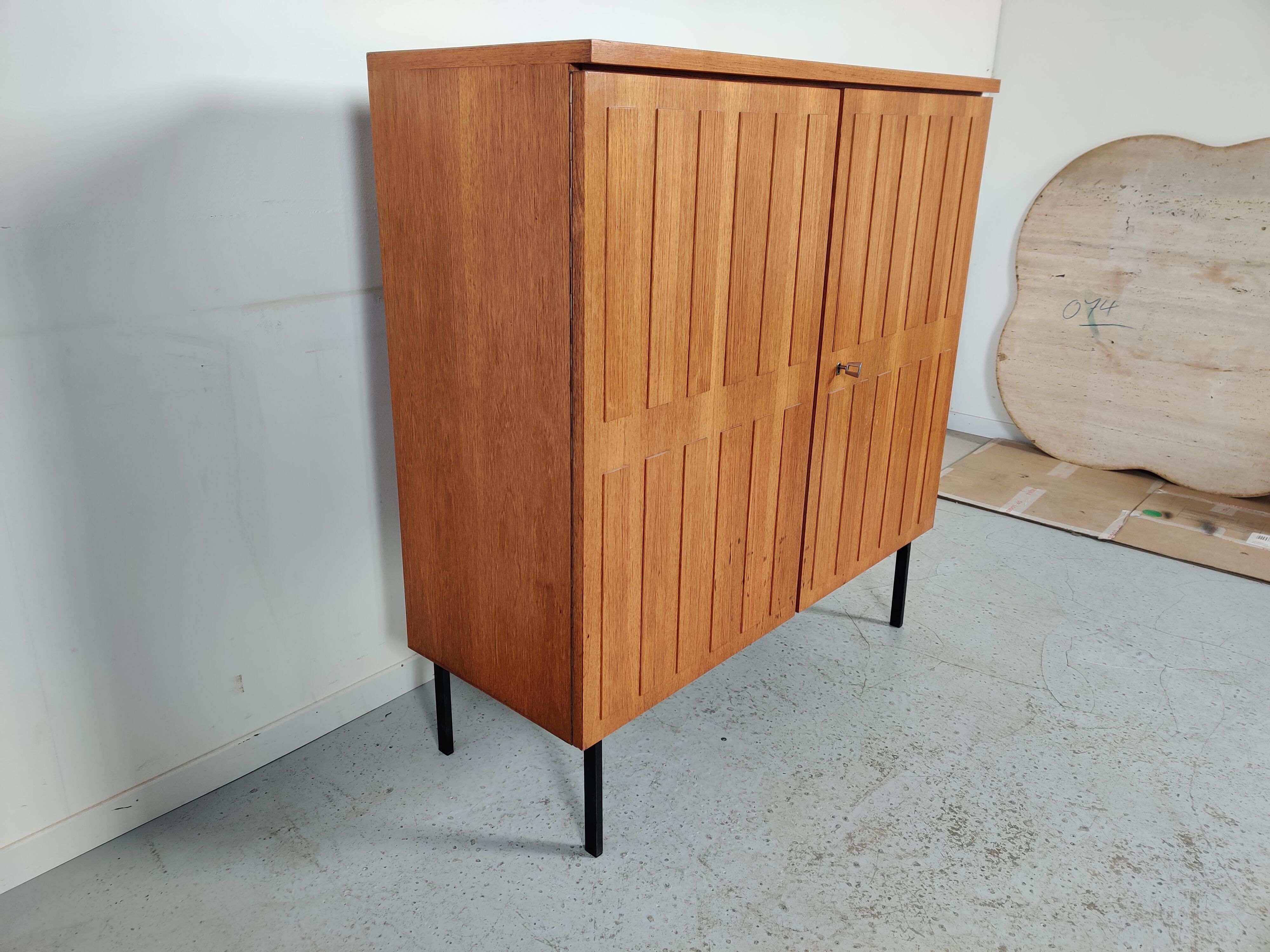 Vintage Scandinavian teak buffet, 60s