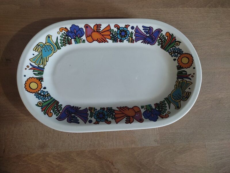 Oval porcelain dish Villeroy Boch Acapulco