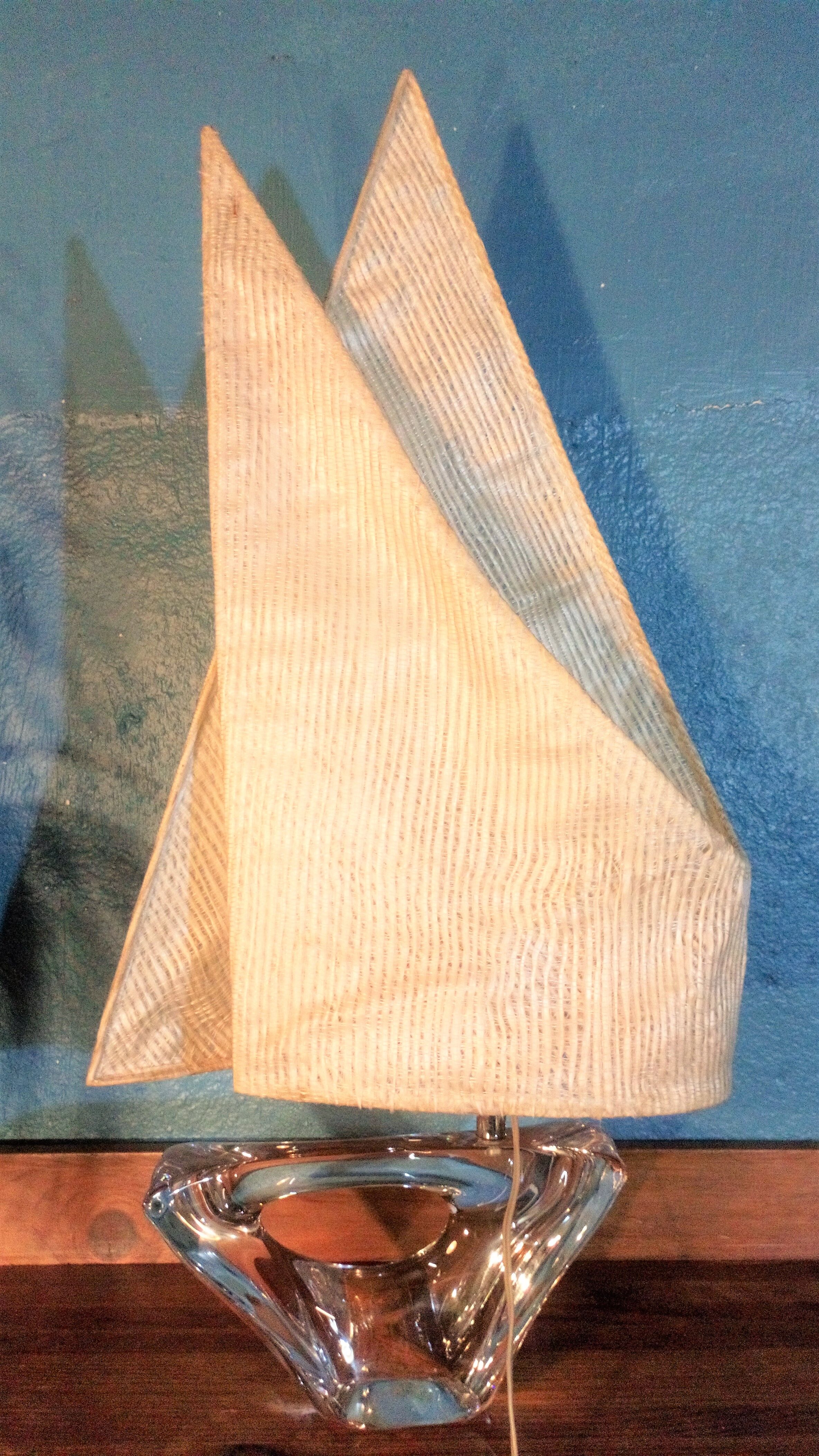 Lamp "Sailboat" Daum 1960s