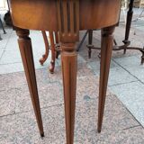 Gueridon side table old marble top vintage xxeme