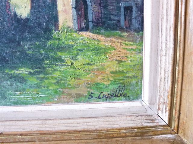 Oil painting by S. Capello