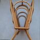 Vintage rattan magazine holder