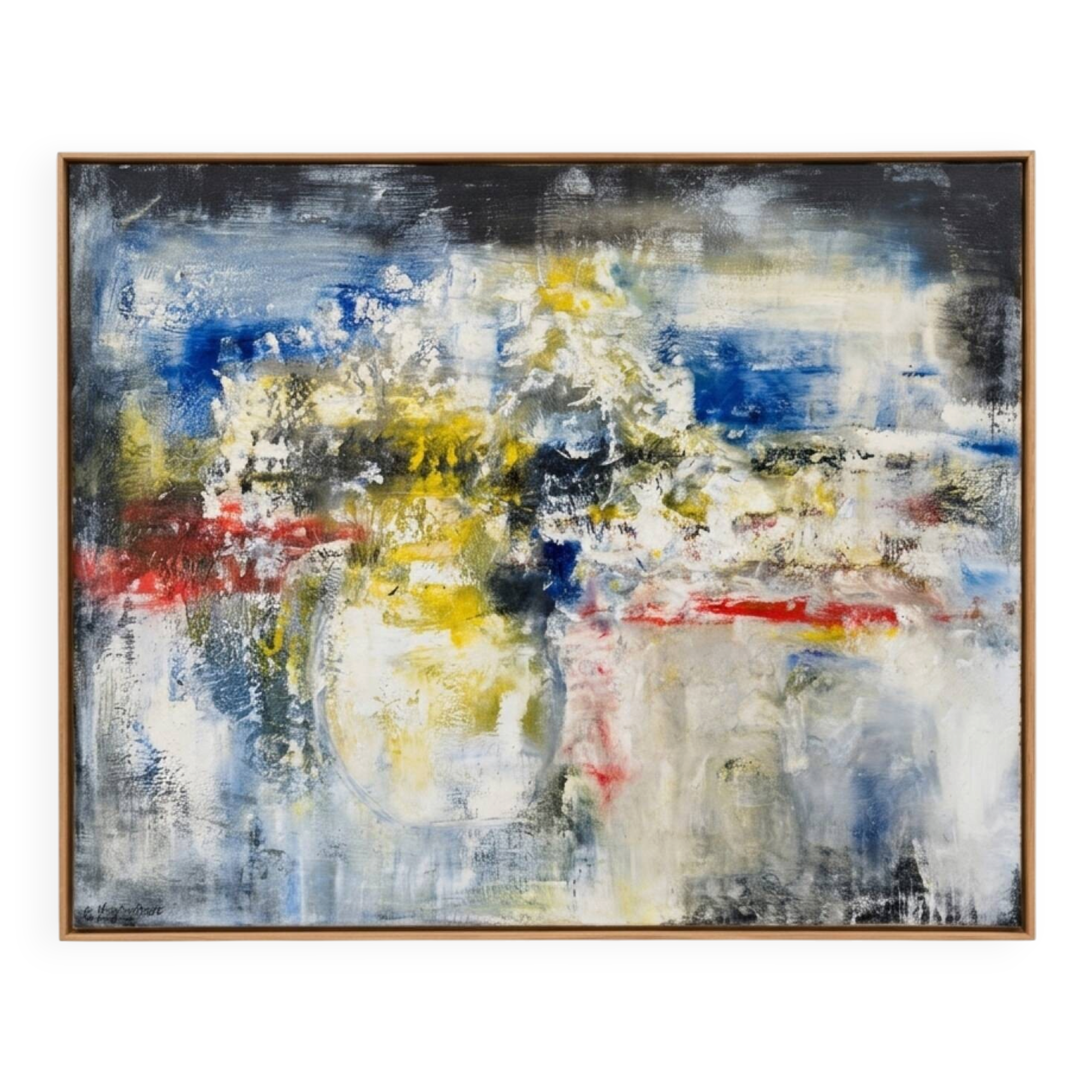 Original abstract painting Artist rated by Akoun