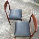 Paire de chaises scandinave