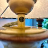 Lampe Fat Lava en forme de pagode Space Age avec glaçure verte dégradée