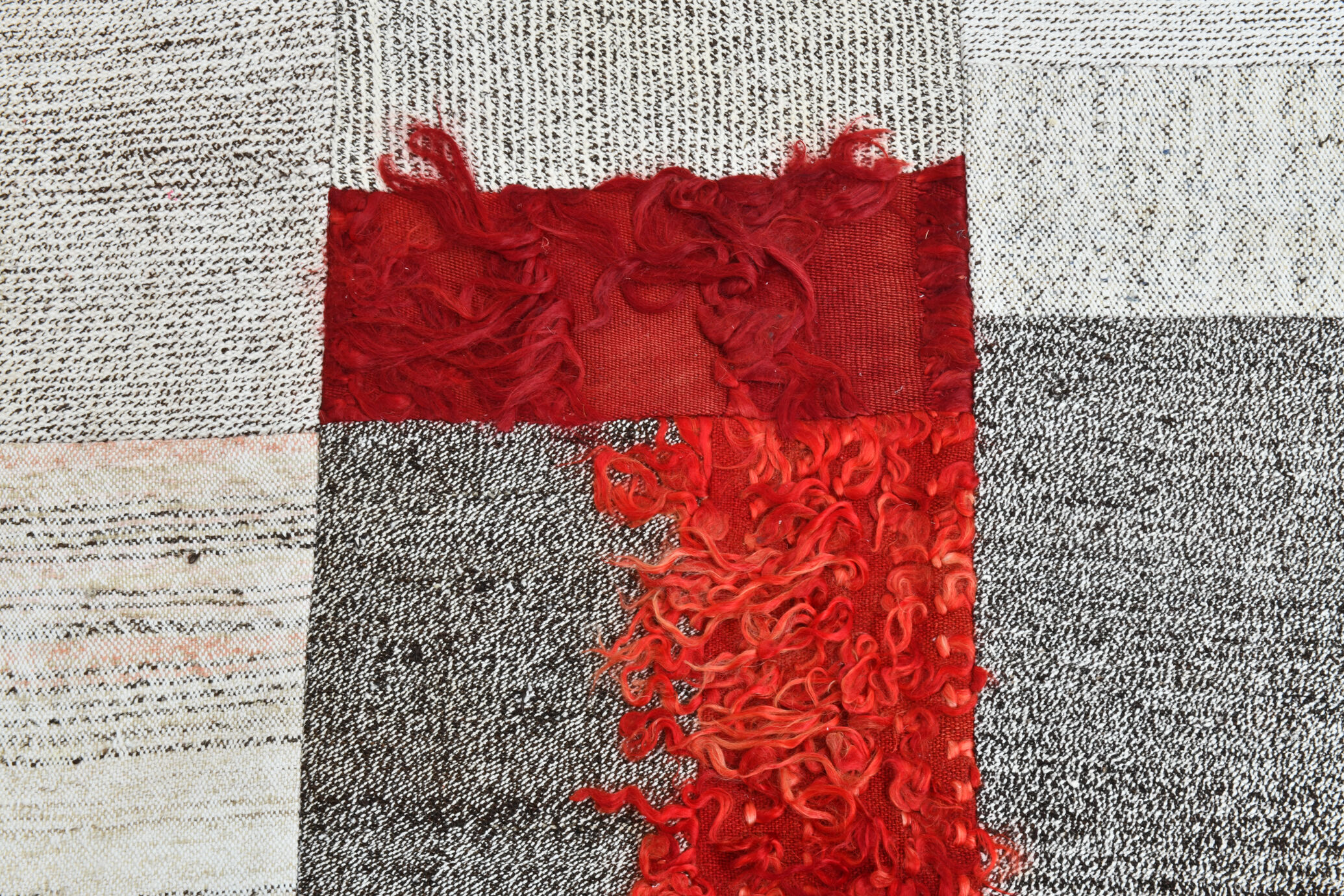 Bohemian vintage kilim rug 212x307cm