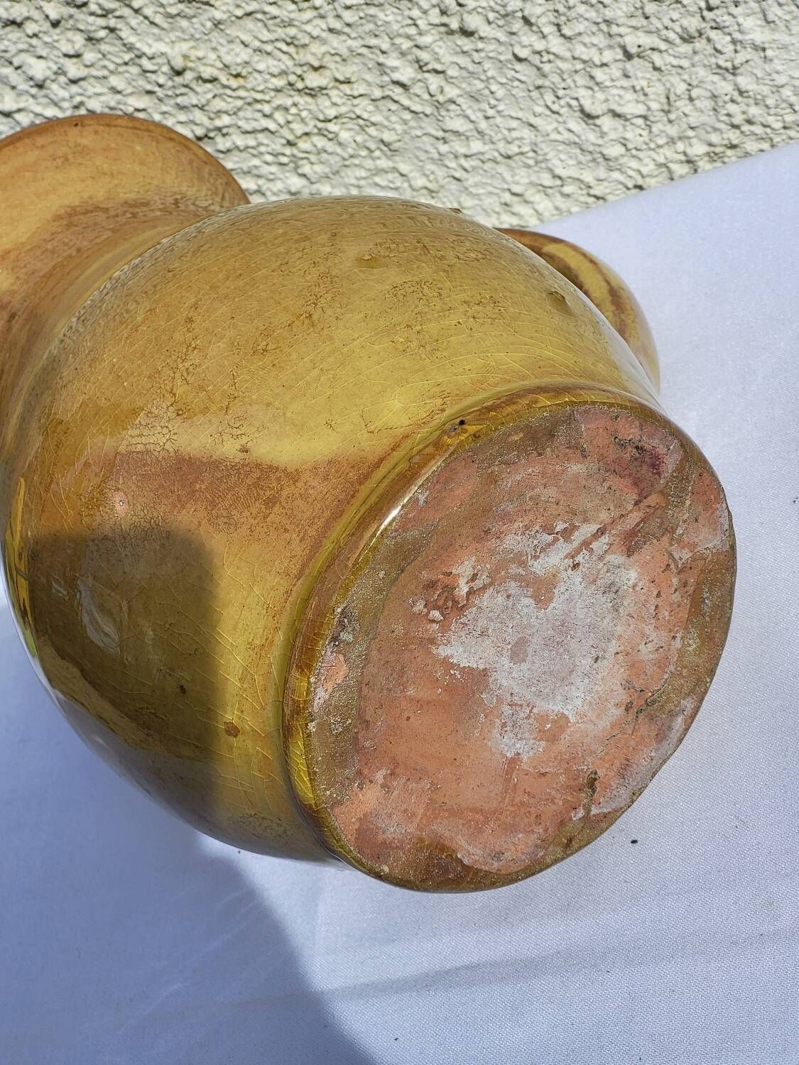 Terracotta pitcher