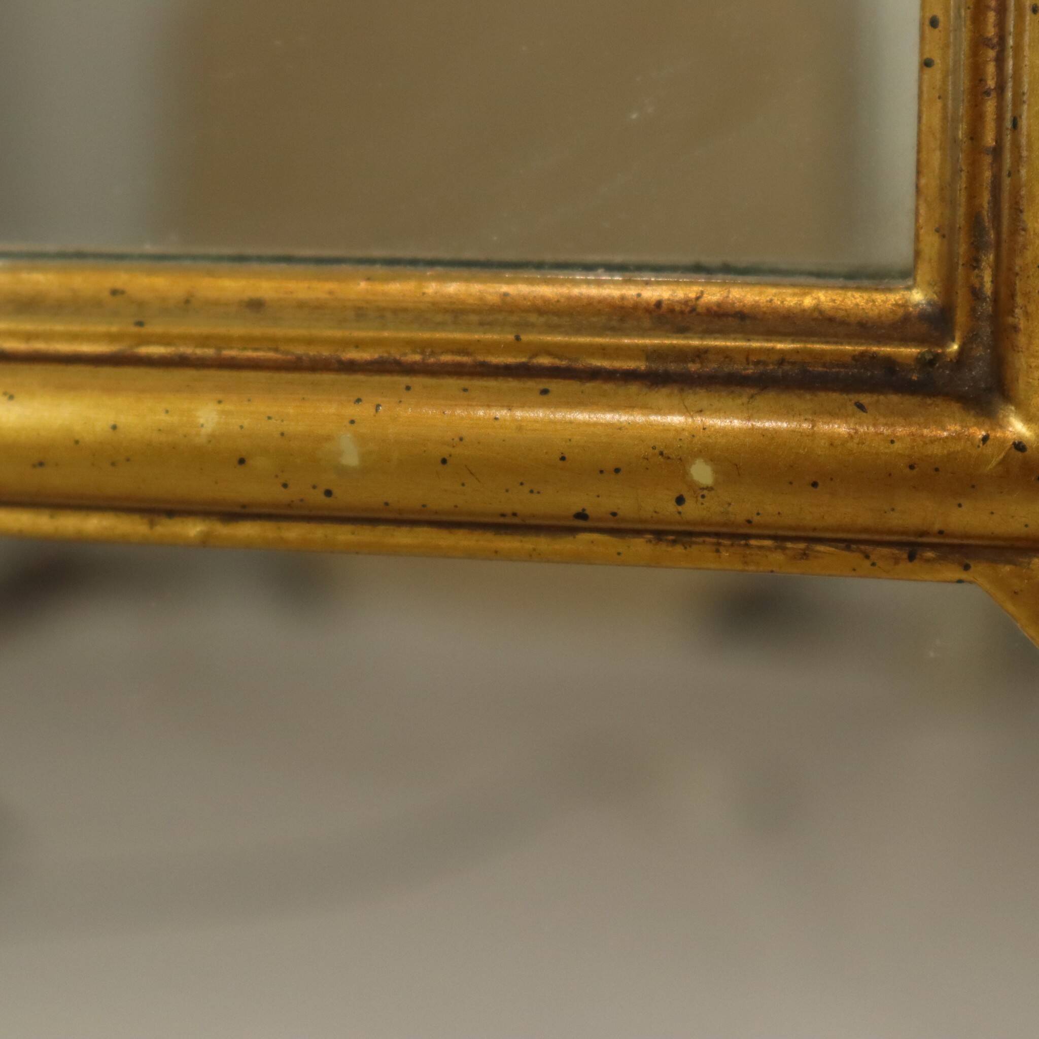 Hollywood Regency Gold Arch Mirror by Deknudt, 80cm