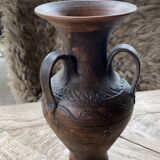 Etruscan style ceramic vase