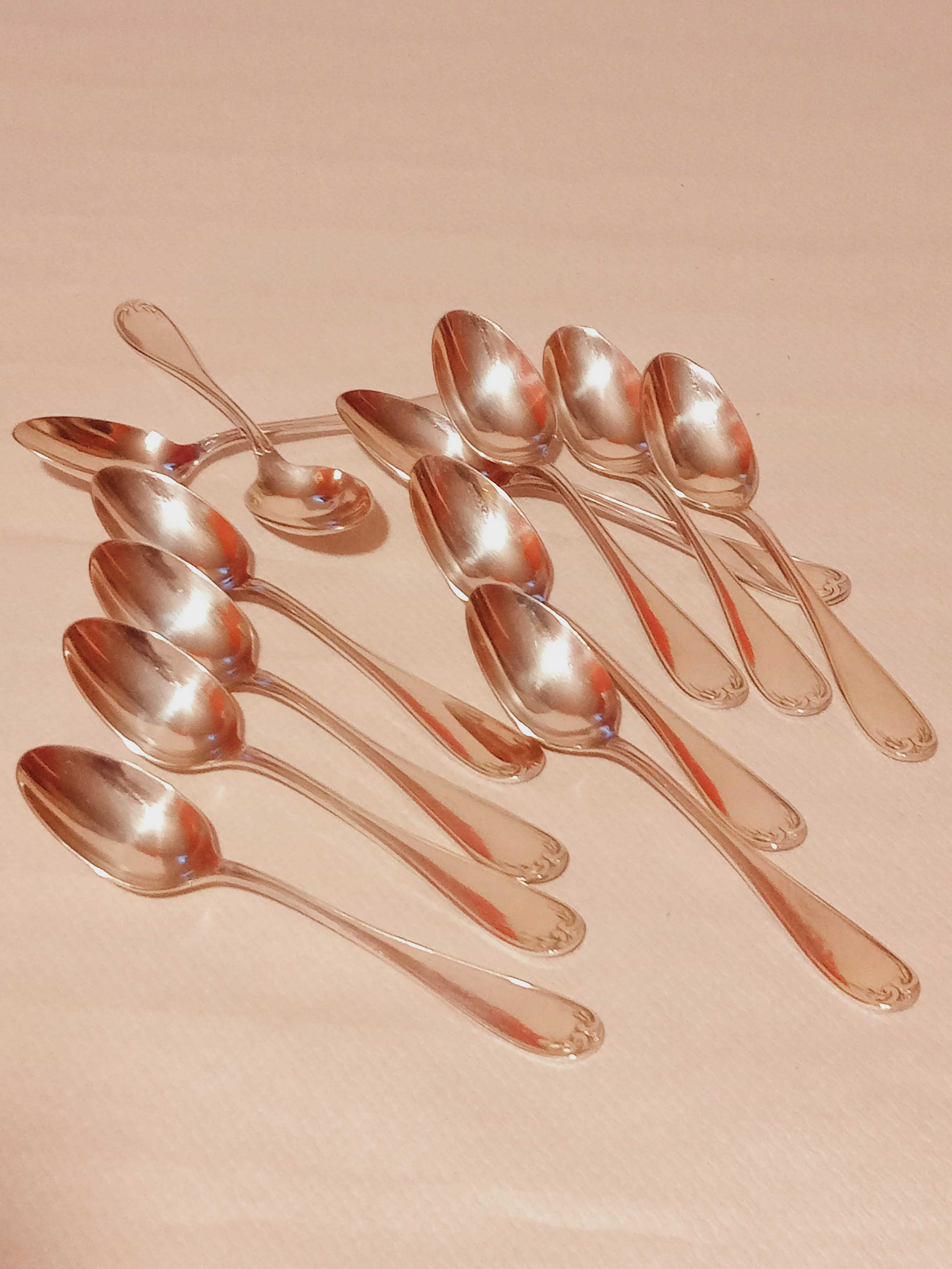 Old dessert spoons