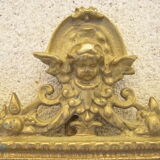Antique bronze mirror 57x33cm