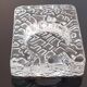 vintage 858g crystal ashtray / pressed mold