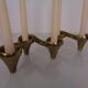 Large Brutalist Bronze Candleholder by Michael Harjes, 1960s