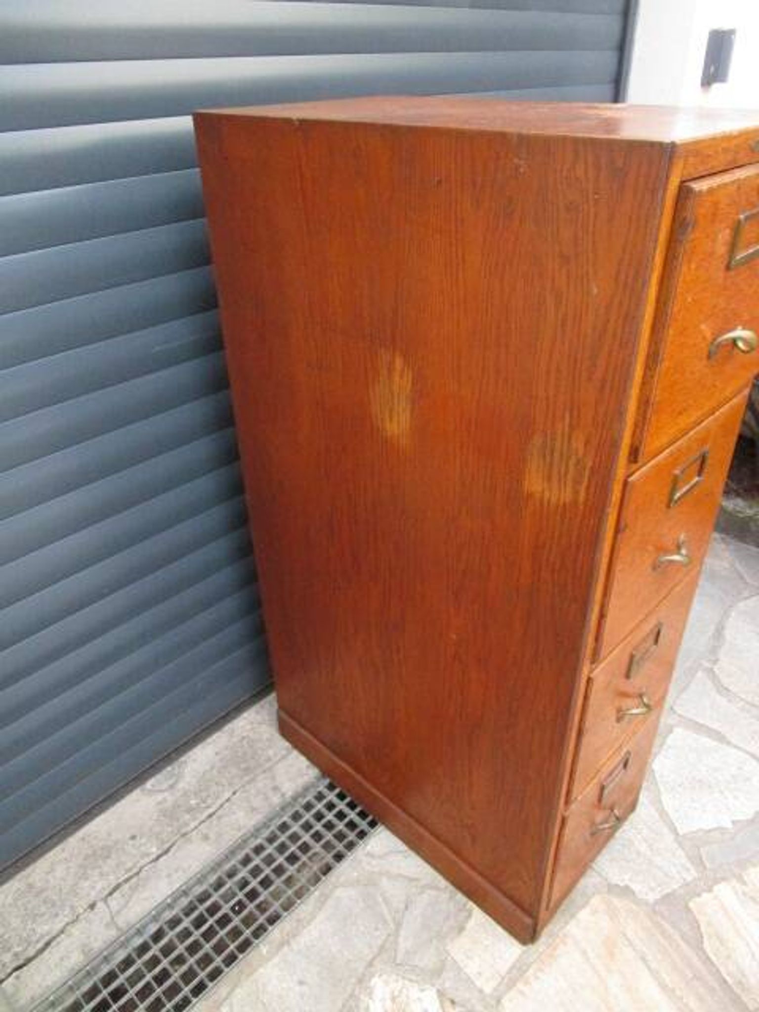 Meuble classeur a 4 tiroirs ancien en chêne