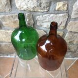 Lot of two demijohns