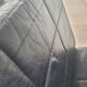 Pair of black leather loung chairs by Hans Eichenberger for Girsberger