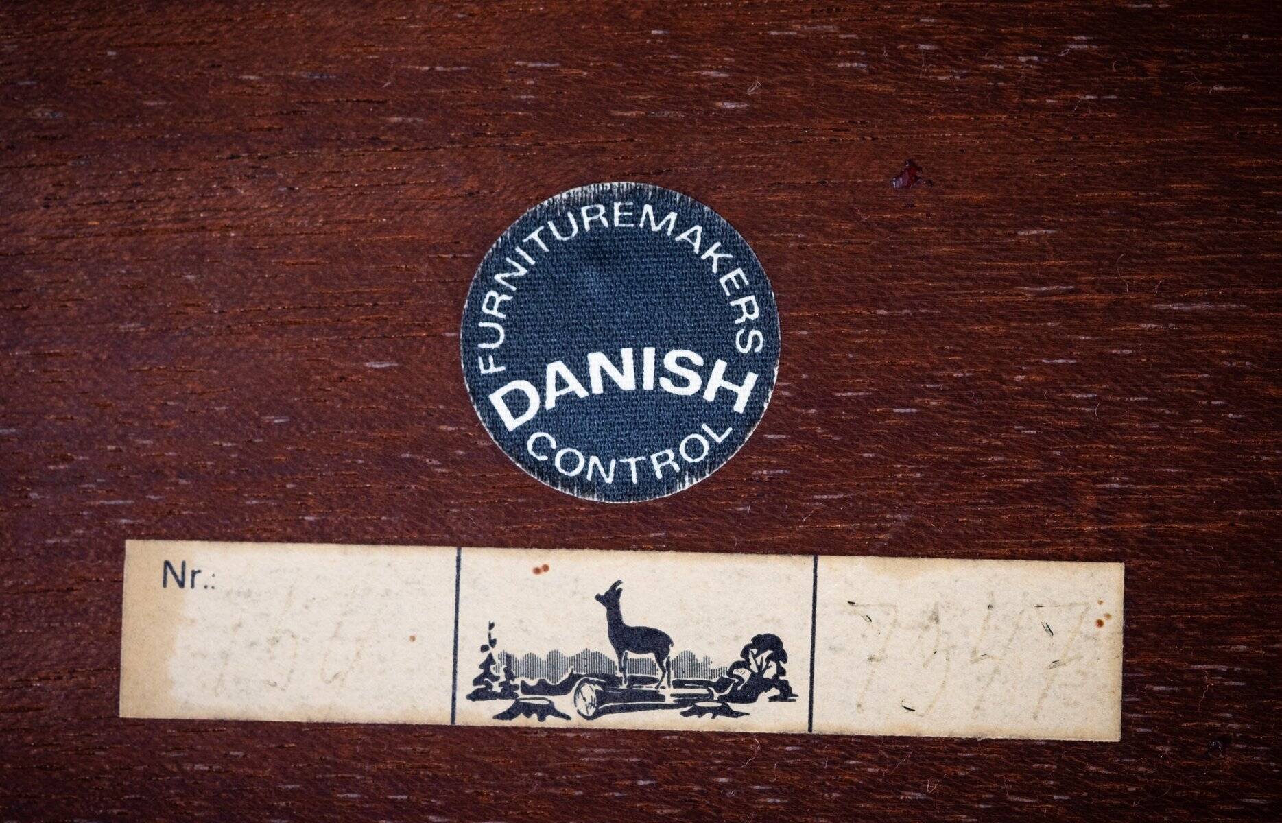Serving Cart by Severin Hansen for Haslev Møbelfabrik, 1950s