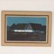 Farm house against a blue sky by Bengt Hillgrund