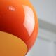 Rare Orange Jolly Pendant Lamp by Luigi Massoni for Guzzini, 1970s