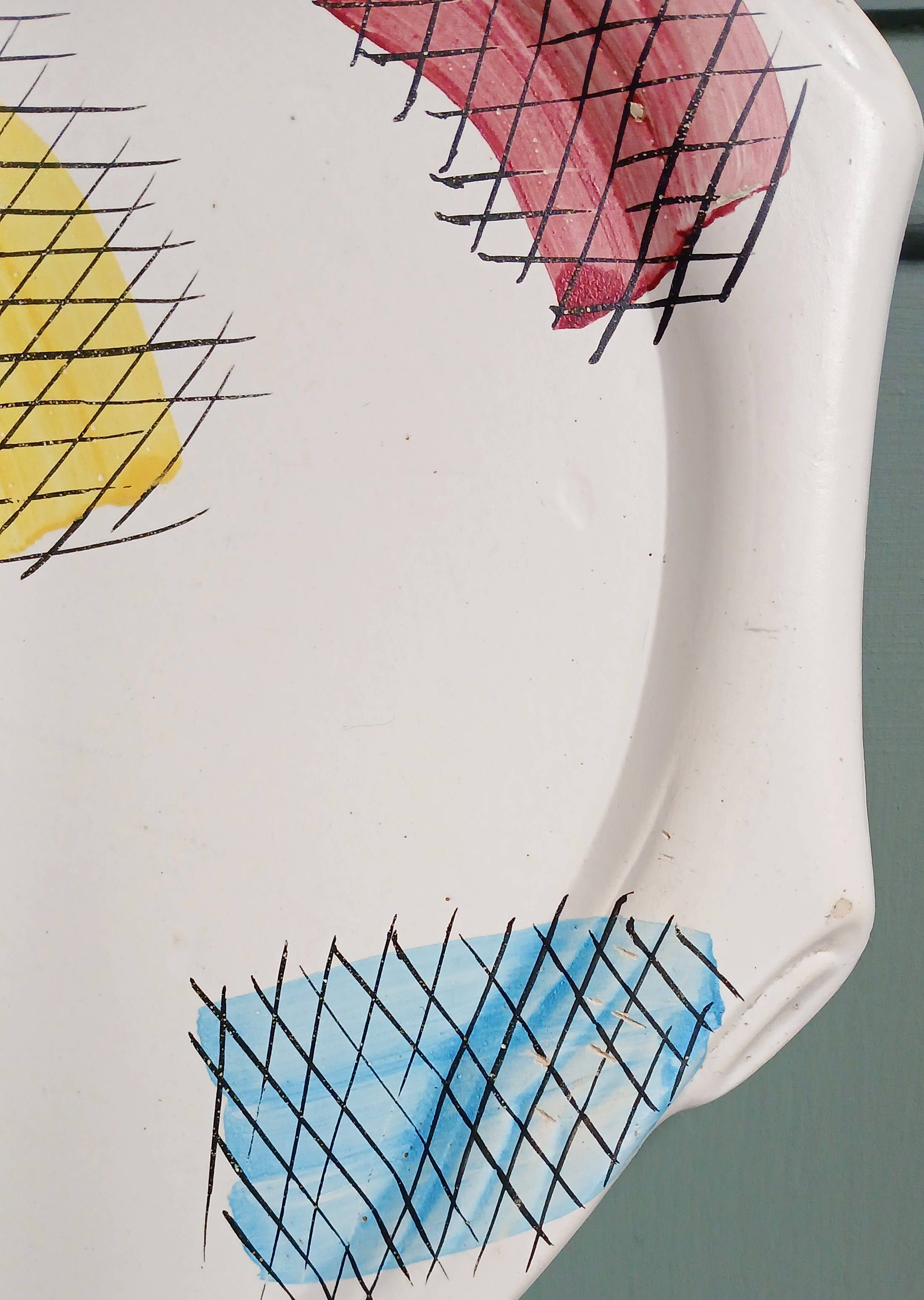 Ceramic plate Poët-Laval 50s
