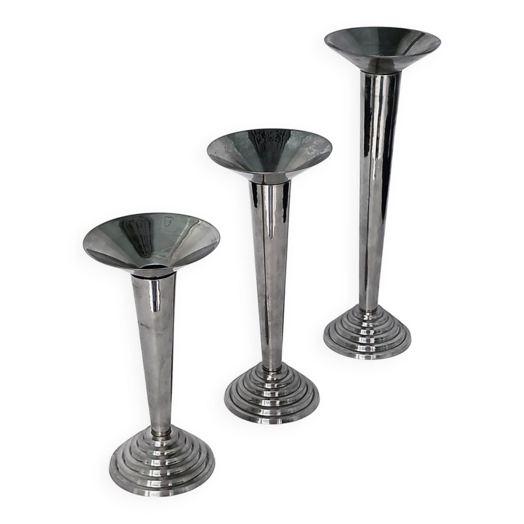 candlestick set Art Deco Bauhaus era