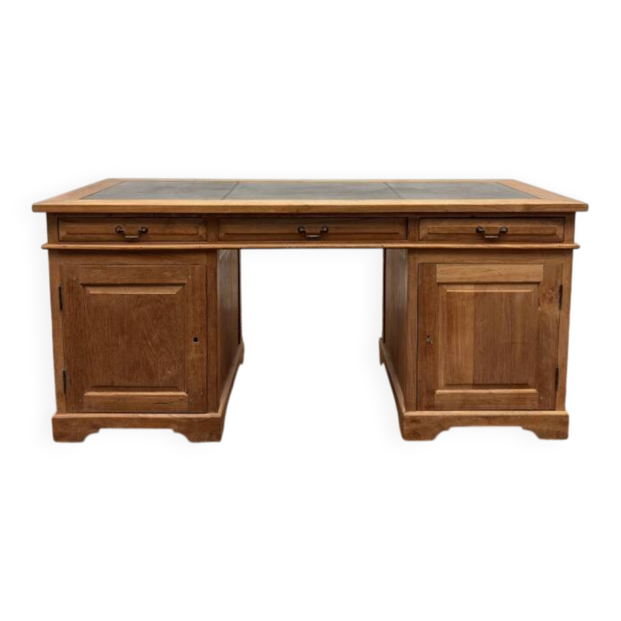 Bureau en teck classique anglais