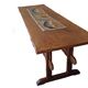 Old refectory table in solid oak, 17th–18th century