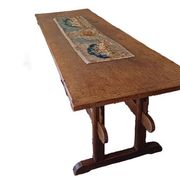 Old refectory table in solid oak, 17th–18th century