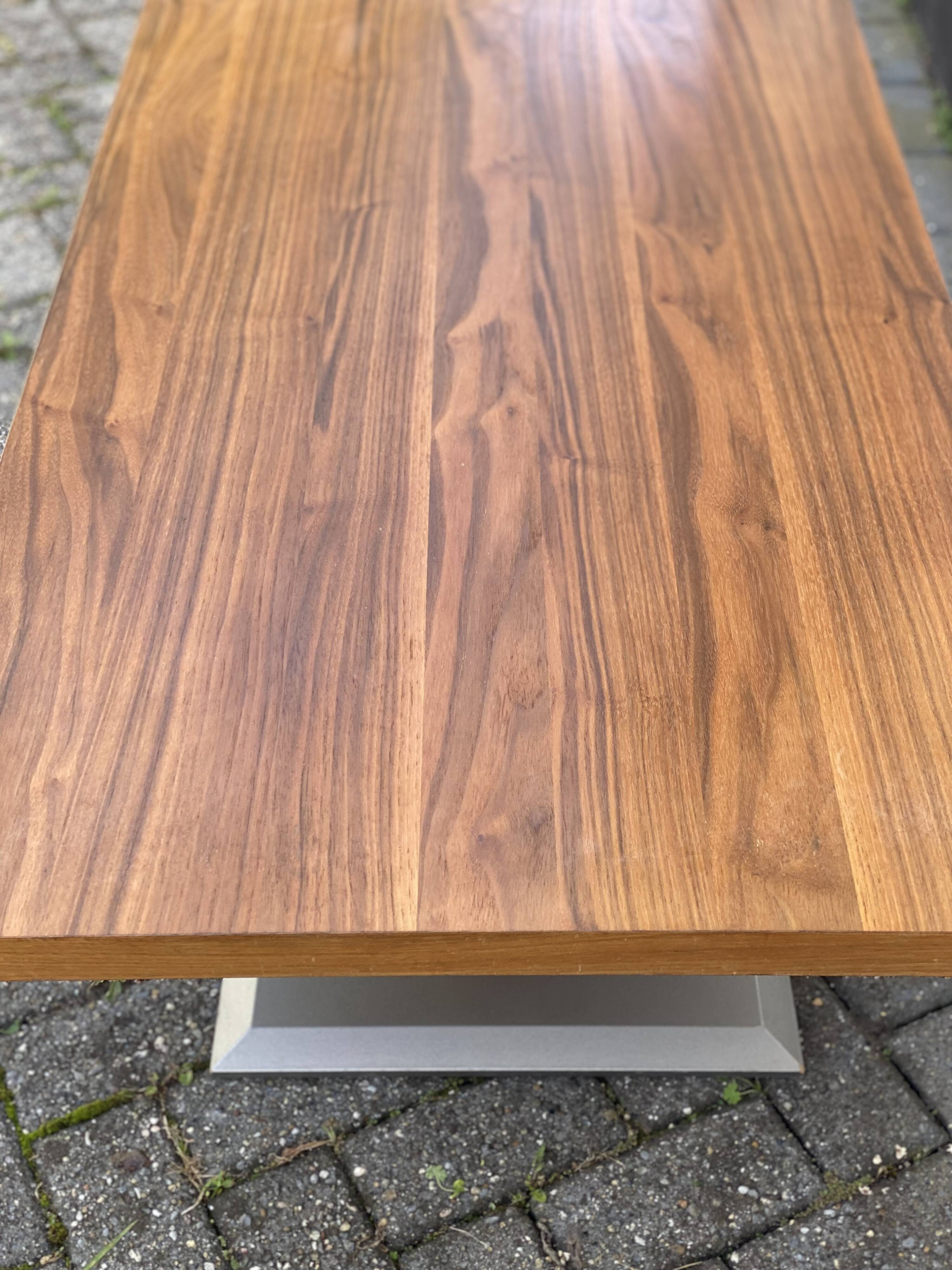 Massive Pedestal Coffee Table by Vierhaus