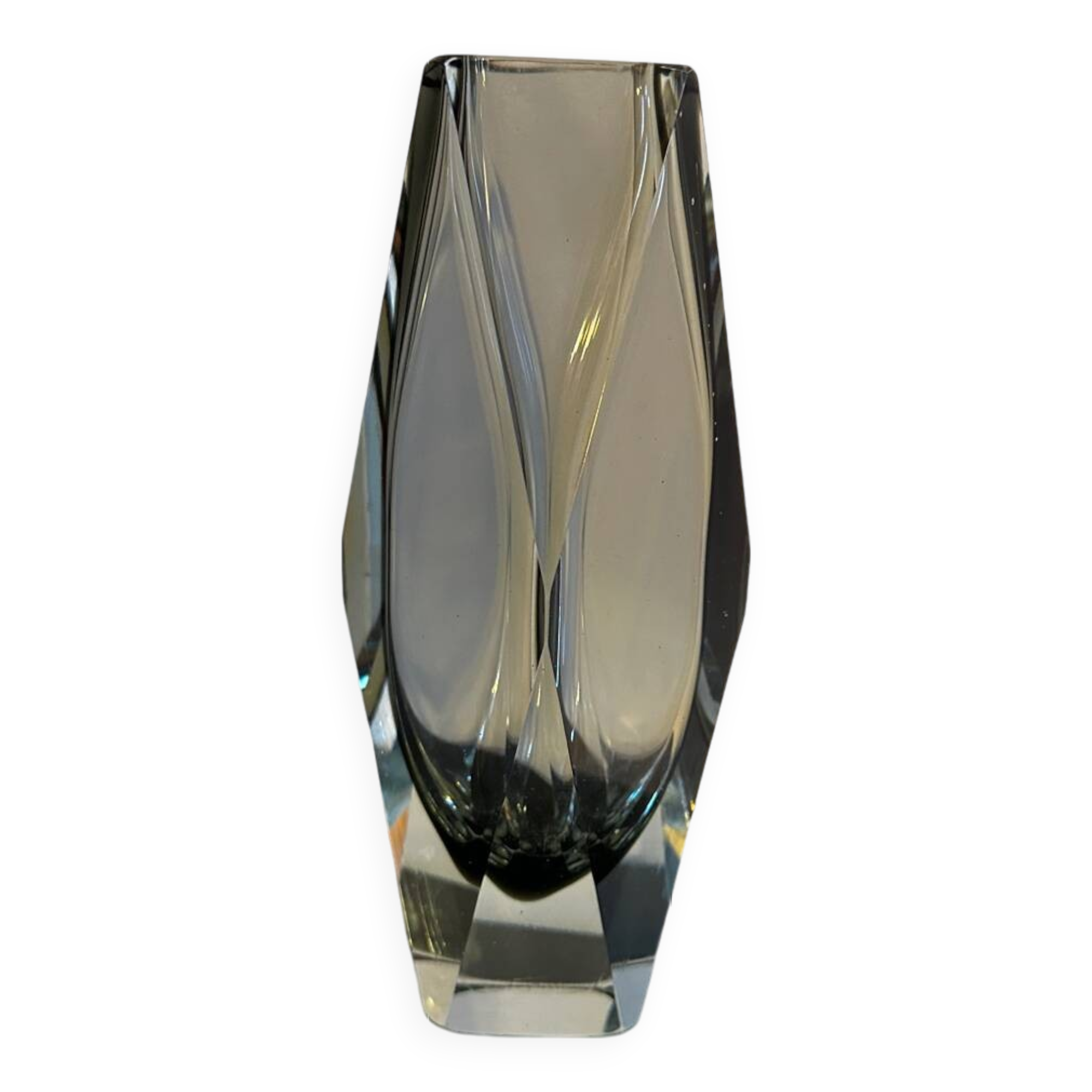 Murano Vase Sommerso Flavio Poli 70s