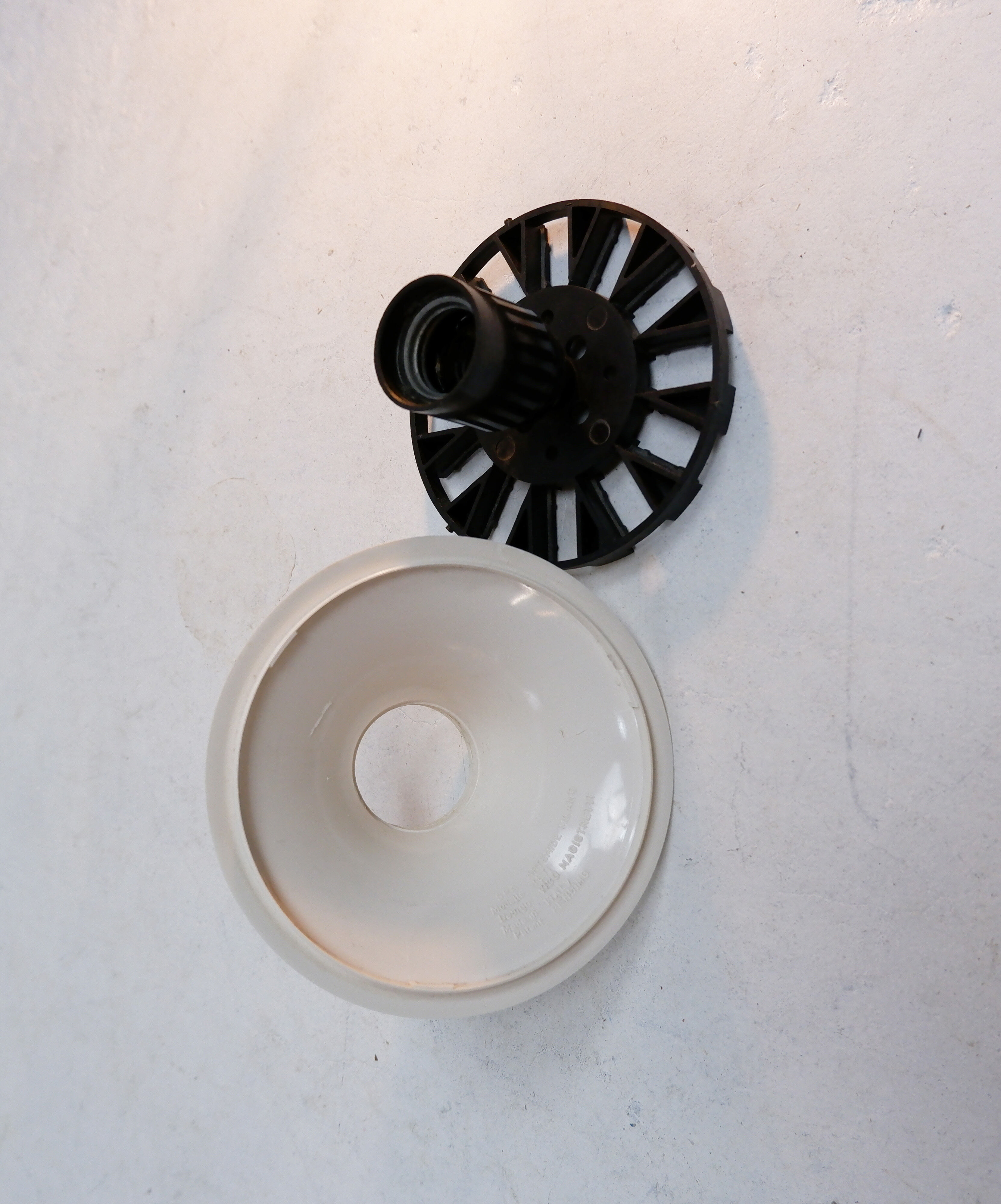 Set of 2 Teti wall lamps by Vico Magistretti for Artemide, 1970s