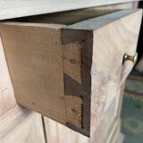 Louis Philippe low buffet in restored walnut 19th