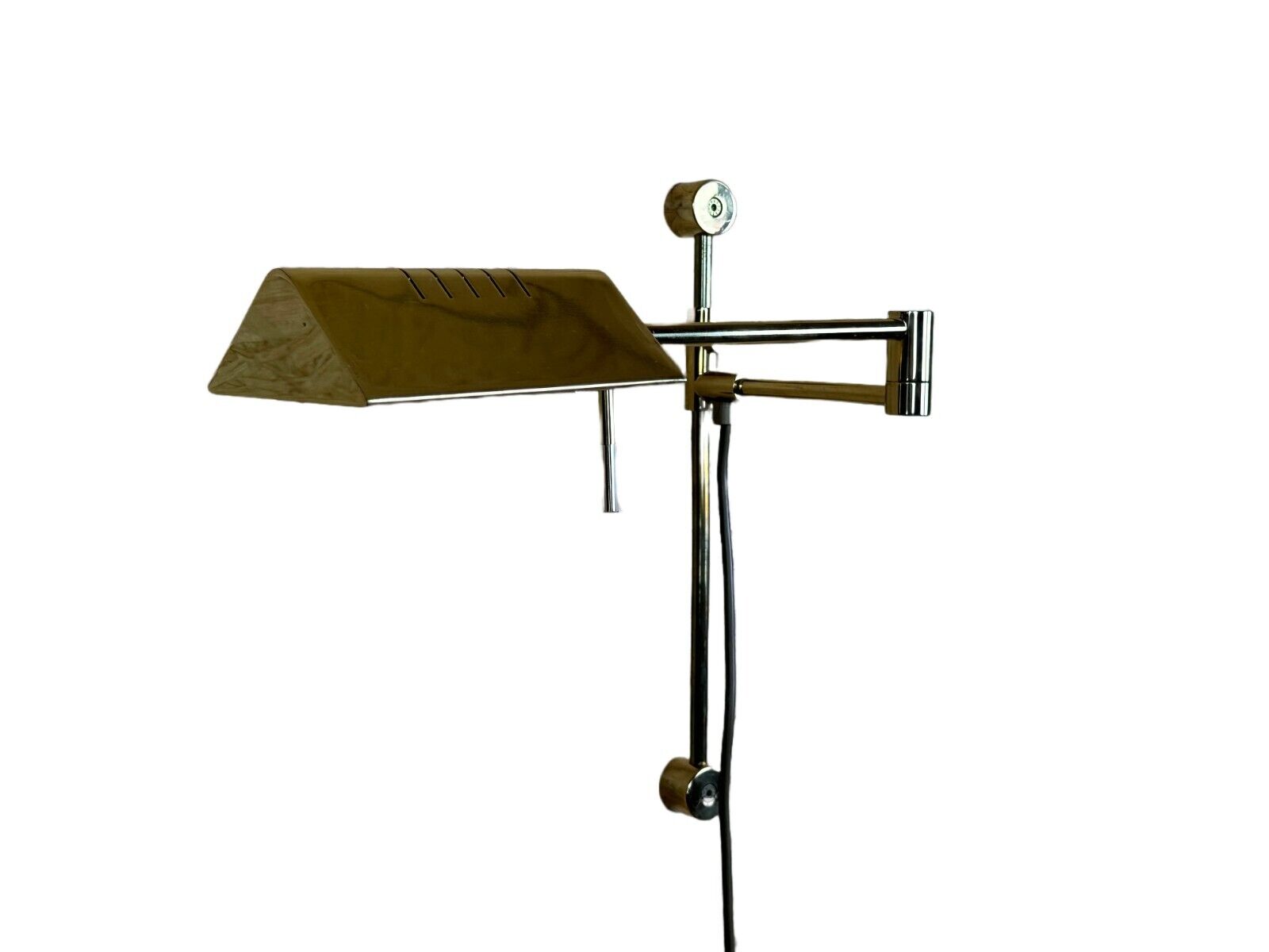 60s 70s wall lamp articulated brass Relco Made in Italy Design