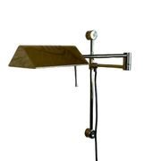 60s 70s wall lamp articulated brass Relco Made in Italy Design
