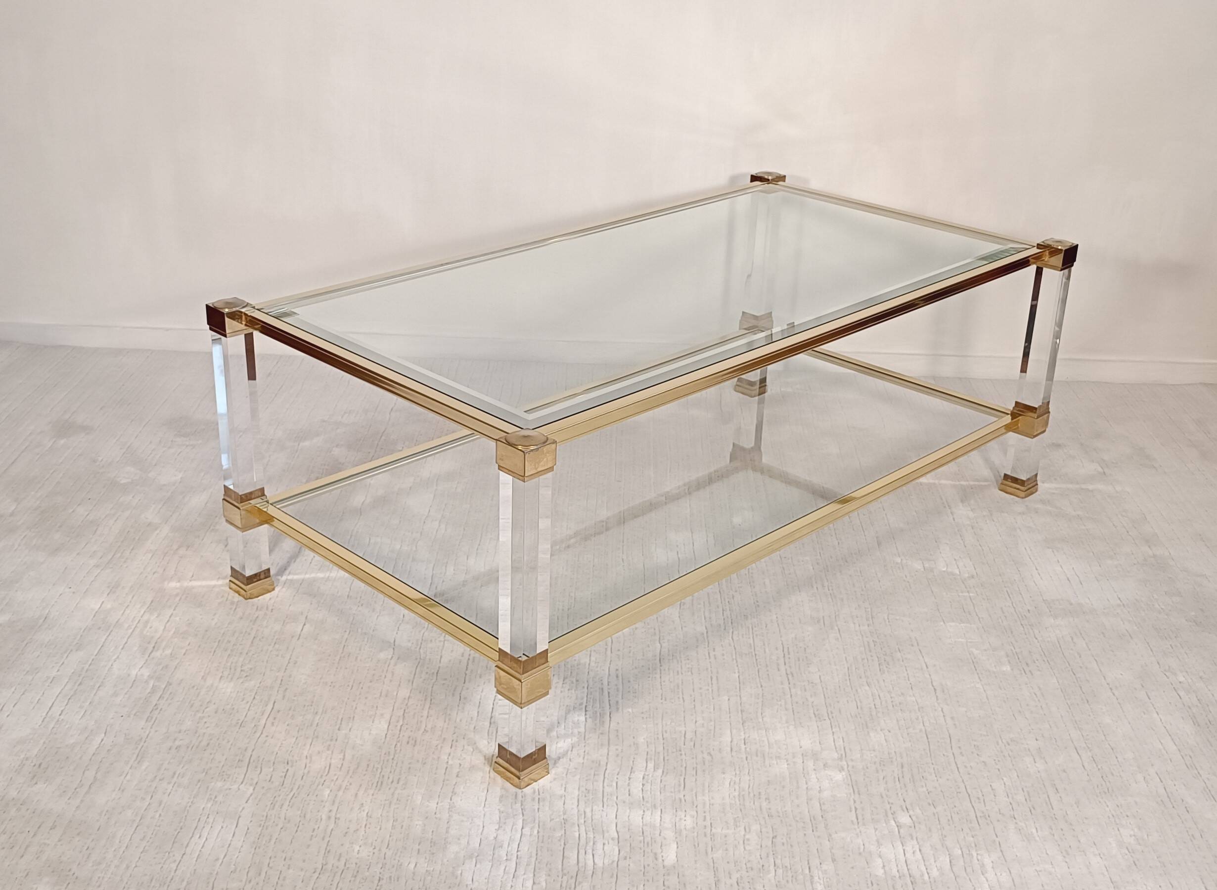 Très belle table basse Pierre Vandel Paris collection ANTHIOS