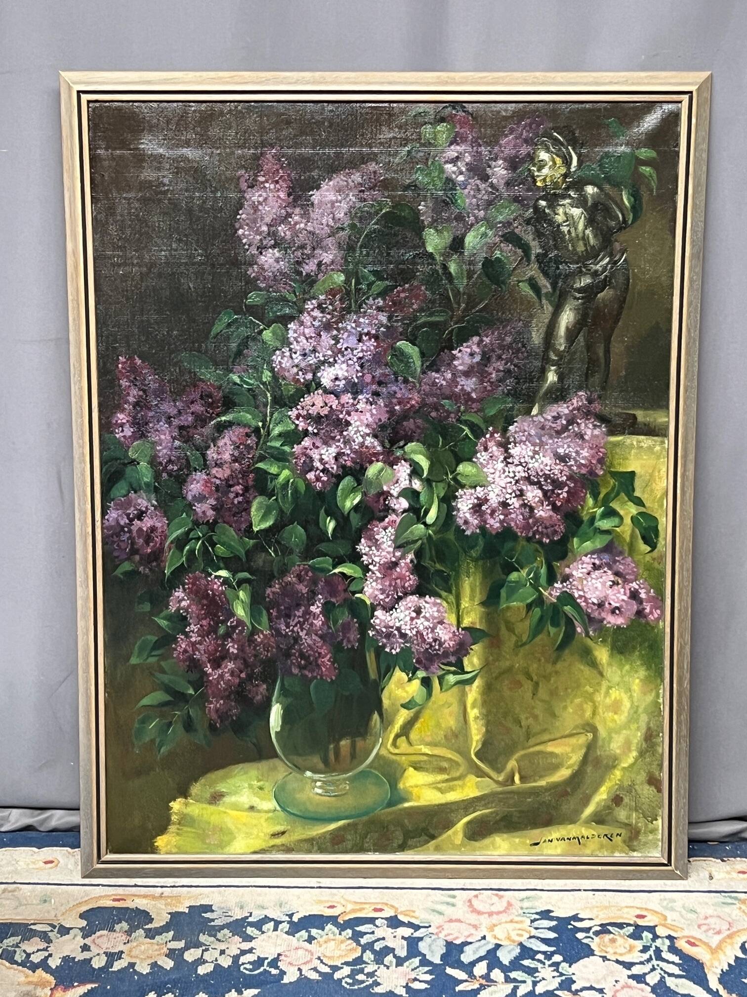 "Nature morte au lilas" Jan van Malderen