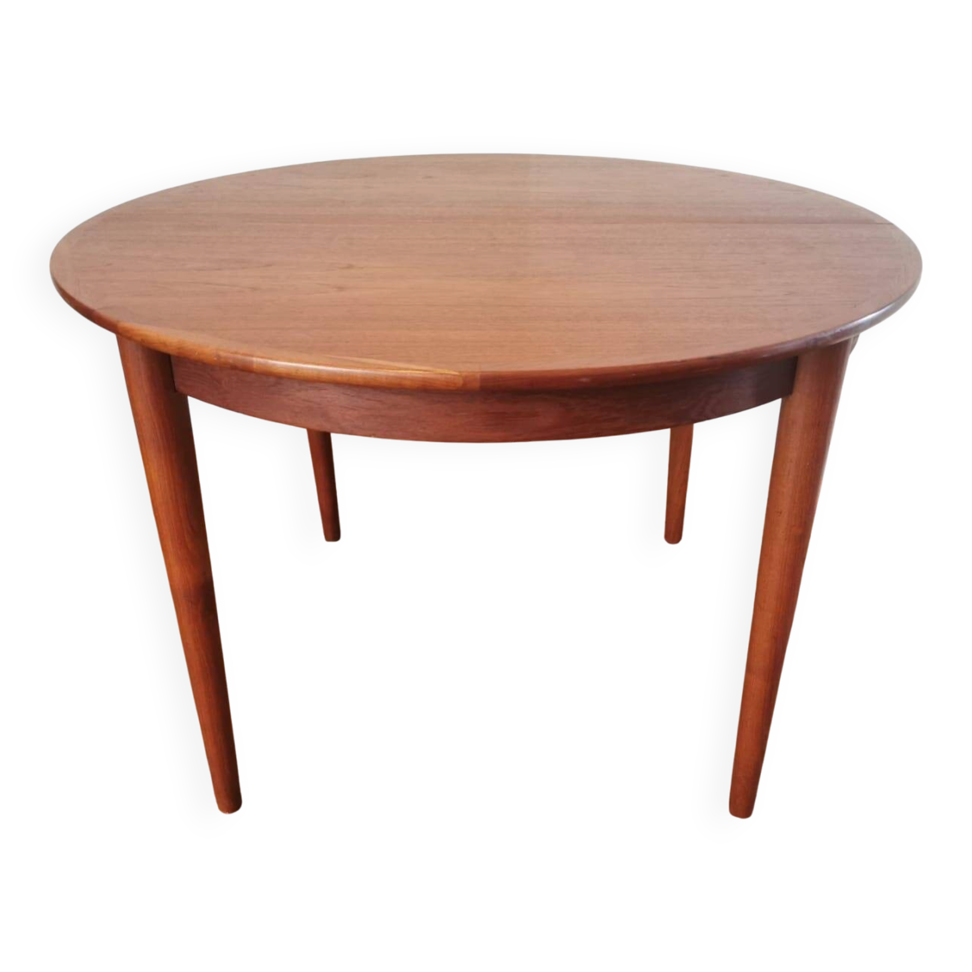 teak round table Johannes Andersen