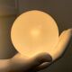 Ceramic and opaline women's hand wall light, 1970s