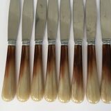 Set of 12 Pradel cheese knives