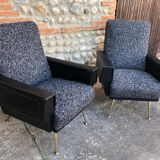 Pair of armchairs 60's