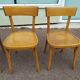 Lot de 4 chaises de bistrot en bois