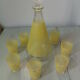 Liquor decanter and its 8 small glasses