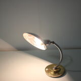 Lampe de table en métal du milieu du siècle, années 1950.