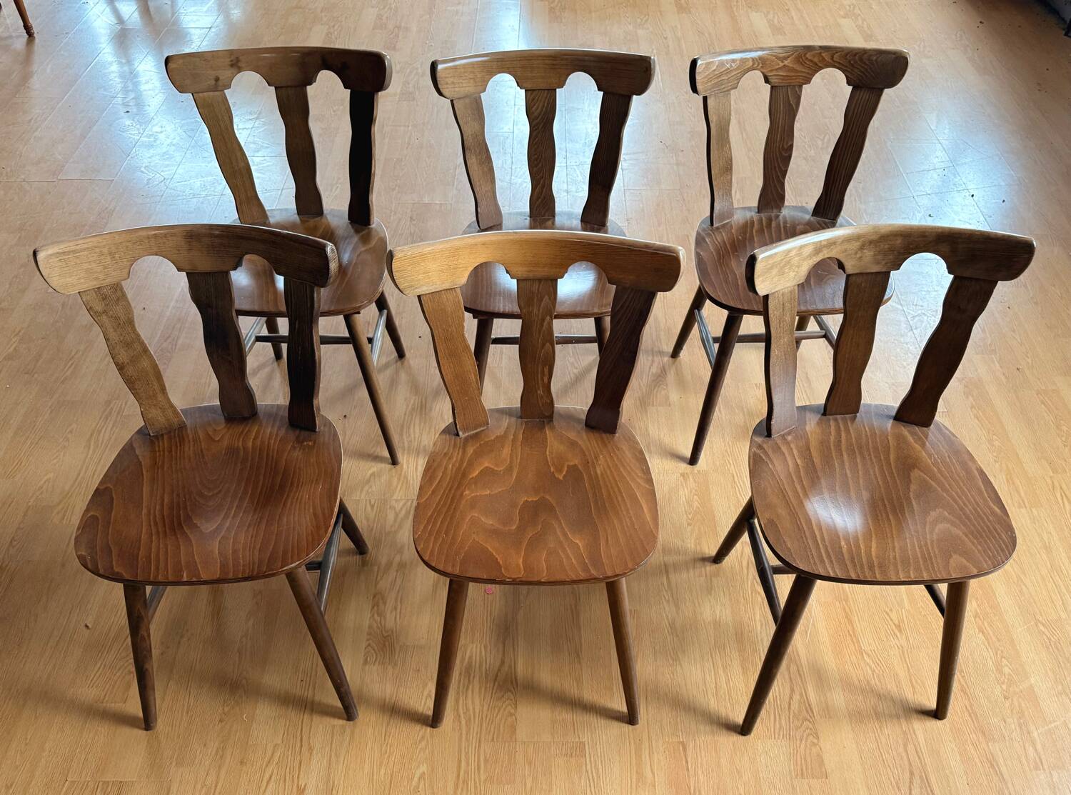 Bistro Chair / Wood / Vintage / Baumann style (MARCOREST)