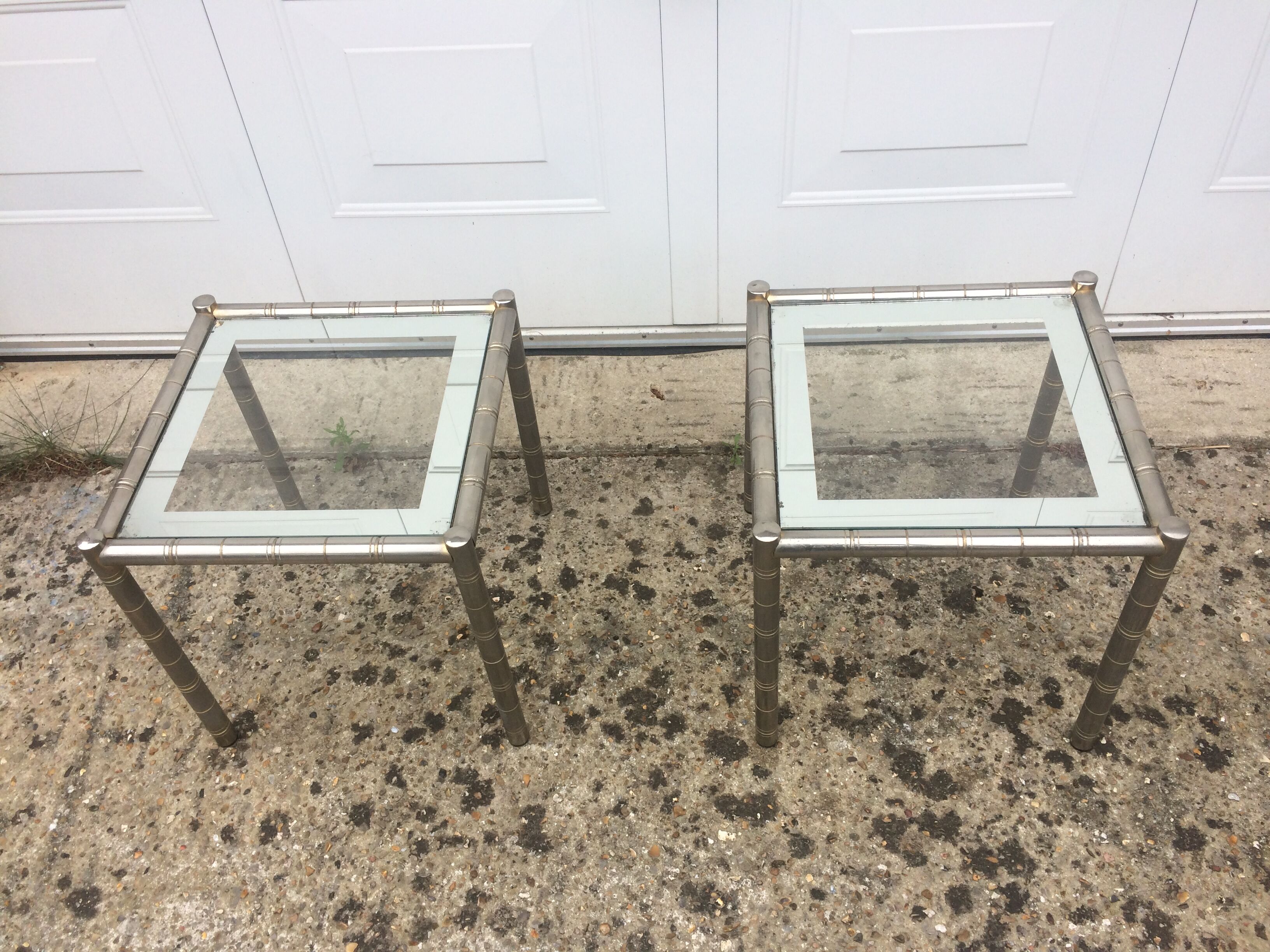 Pair of side tables