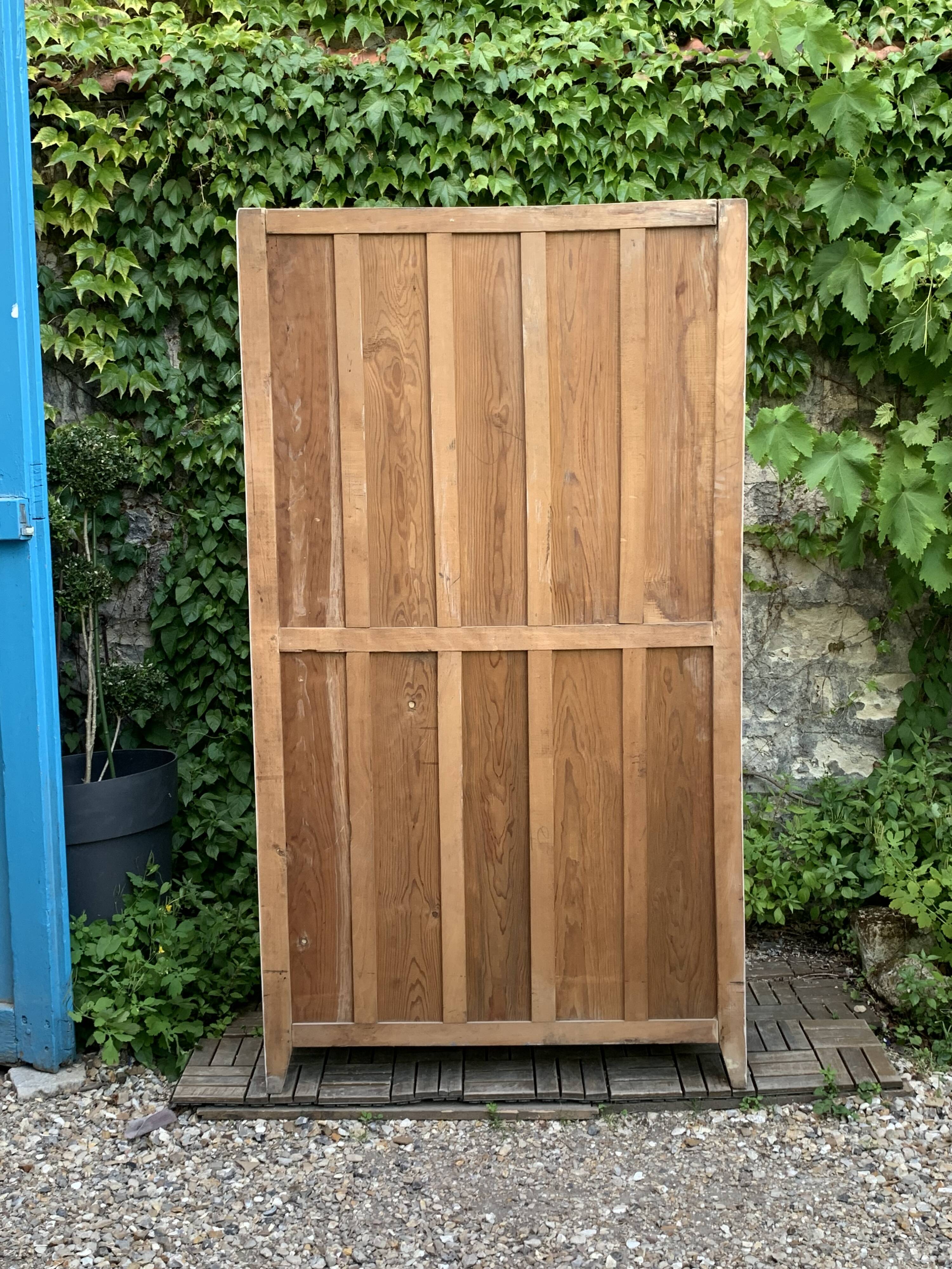 Antique Parisian paneled wardrobe, 1940
