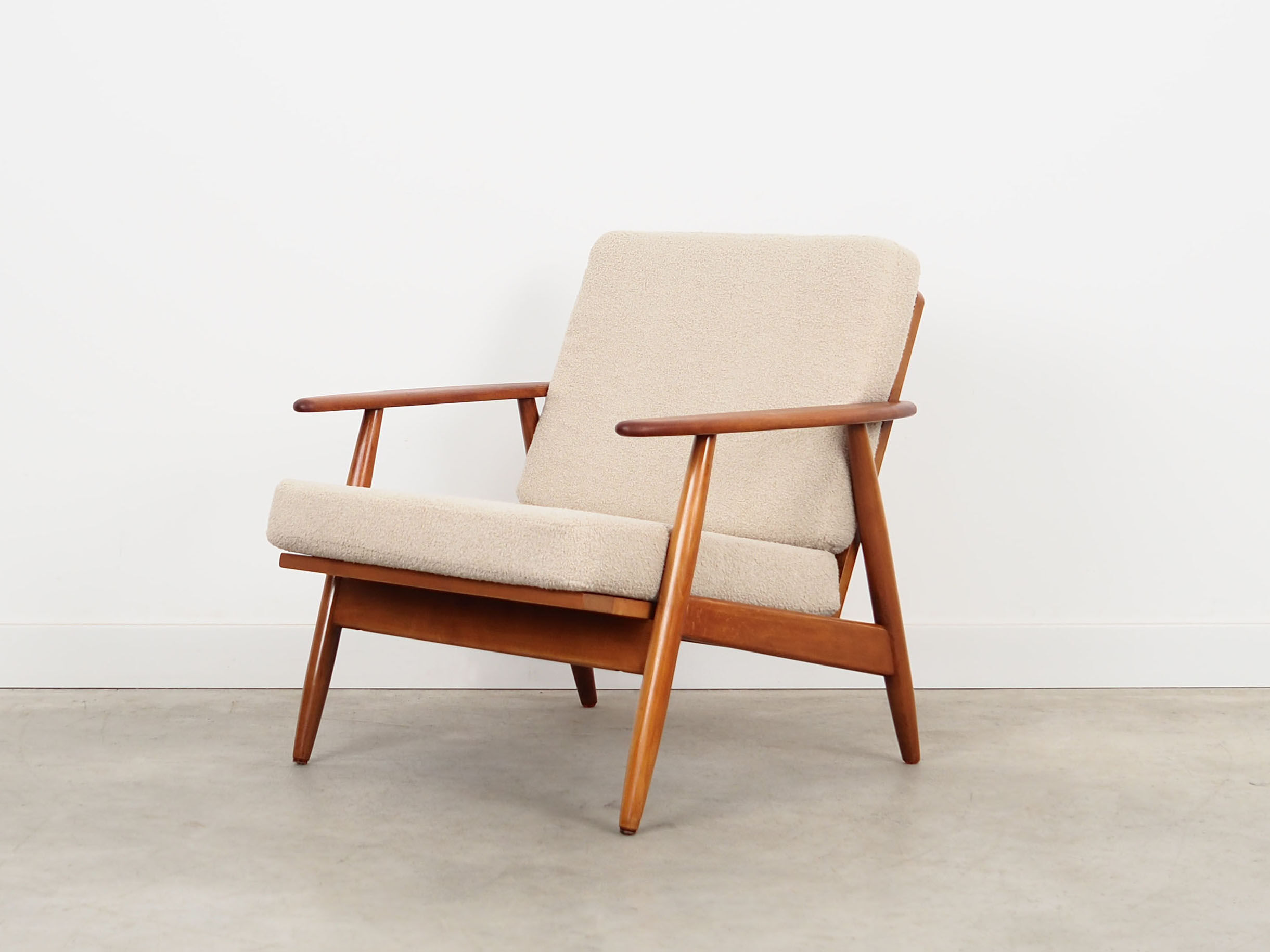 Beech armchair, Danish design, 1970s, production: Denmark