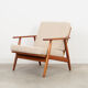 Beech armchair, Danish design, 1970s, production: Denmark