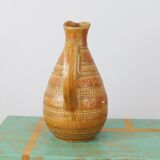 Cruche ou vase en grès Digoin, vintage